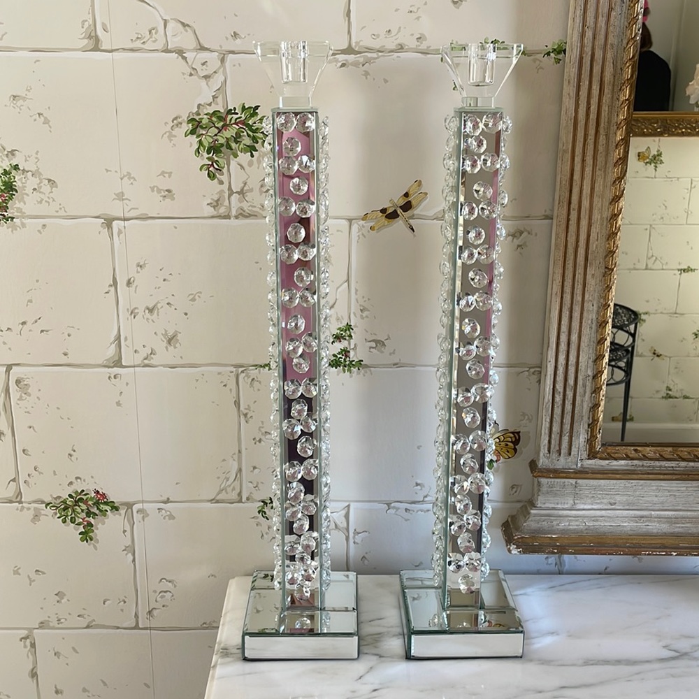 Michael Amini Montreal Tall Candlestick